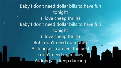 hit the dance floor song lyrics|sia cheap thrills song lyrics.